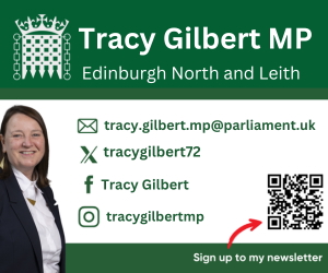 Tracy Gilbert, MP advert