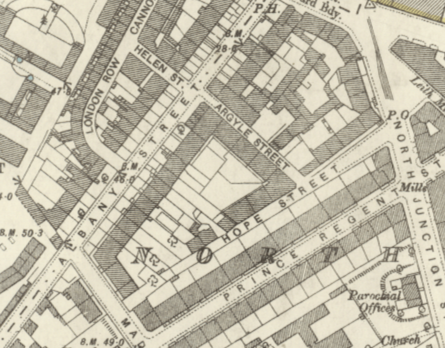 London Row map