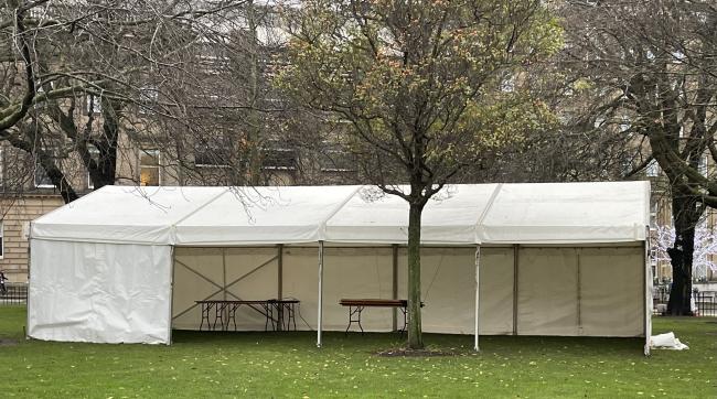 hanukah tent